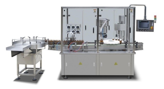 Çin İlaç Paketleme için Otomatik 100ml Şişe Sıvı Dolum Kapatma Makinesi Tedarikçi
