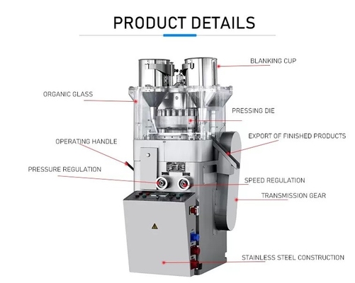 Çin Çift Katmanlı Renkli Tablet Pres Makinesi İki Katmanlı 80KN 4kw Tedarikçi
