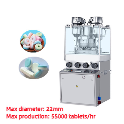 TIANHE 23 İstasyon Çift Katman Şeker / Şeker Rotary Tablet Baskı Makinesi Tedarikçi