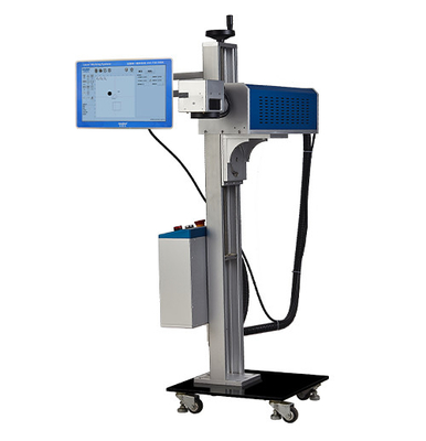 TIANHE 30W CO2 Uçuş Lazer İşaretleme Makinesi, Şişe Kavanoz Tankı için Lazer Kodlama Makinesi Tedarikçi