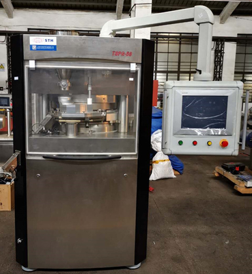 TIANHE Otomatik Ağırlık Kontrolü Yüksek Hızlı Toz Baskı Makinesi Tam Kapalı Basınç 100KN Tedarikçi