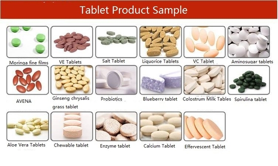 TIANHE 24 Stasyon D Punch Effervescent Tablet Sıkıştırma Makinesi Gıda Takviyeleri İçin Tedarikçi