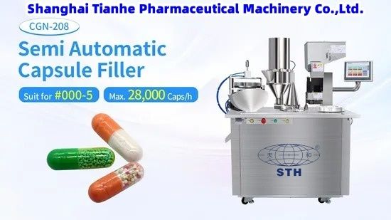TIANHE Yarı Otomatik Sert Jelatin Kapsül Dolum Makinesi Tedarikçi