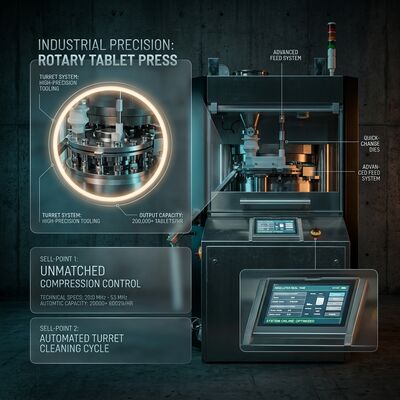 Speed Tablet Press Machine GZPK-45/55 Automatic Tablet Weight Control High-Speed Rotary Press D B Tooling Tedarikçi